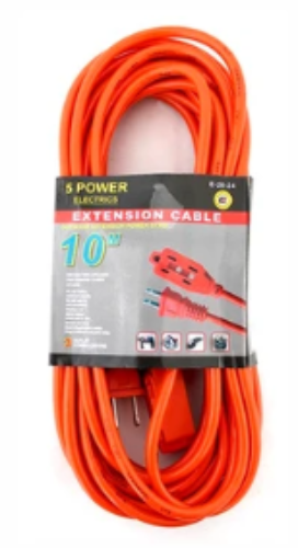 Extensión eléctrica uso rudo 10mts