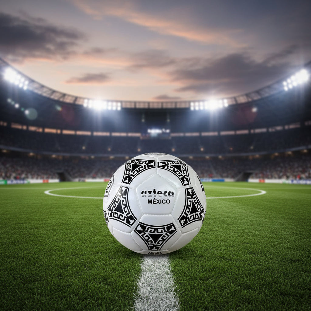 Balón de futbol Azteca Blanco