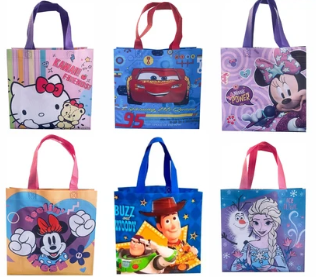 Bolsa de regalo personajes 25x25x8cm