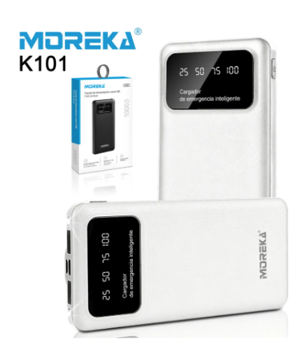 Batería portátil - Power Bank - Carga Rapida - 10000 mAh - 4 Puertos