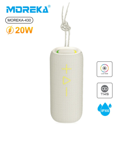 Bocina Inalámbrica 20W resistente a salpicaduras Moreka 430