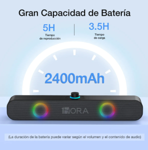 Barra de sonido - inalámbrica bluetooth - 1Hora BOC 241