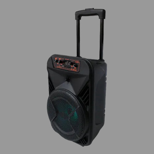 Bocina - 8 pulgadas - asa retráctil - micrófono inalámbrico