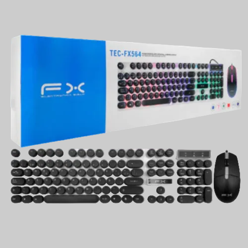 Teclado y Mouse iluminado gamer