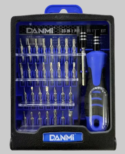 Set Desarmadores de Precisión 33 Piezas Danmi