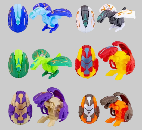 Set Huevo Dinosaurio Transformer